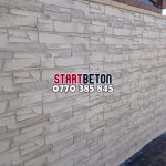 beton amprentat gard