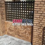 gard beton amprentat