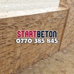 gard beton amprentat curte