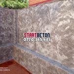 gard din beton amprentat vertical