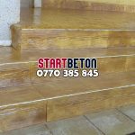 scara beton amprentat