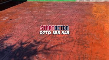 beton amprentat craiova