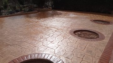 beton amprentat valcea