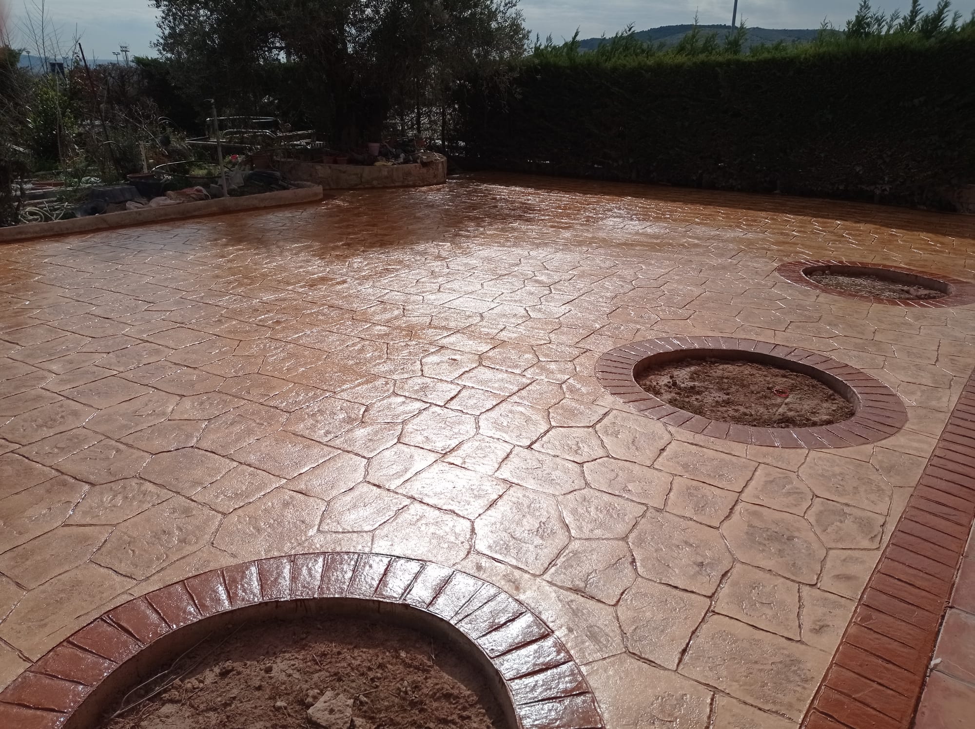 beton amprentat valcea
