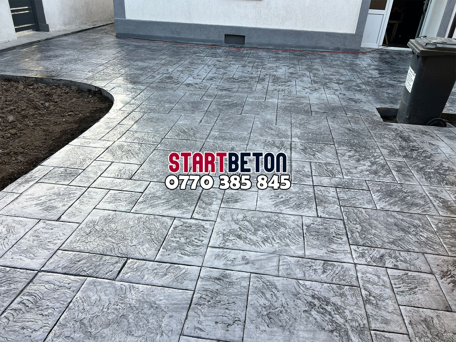 beton amprentat dambovita