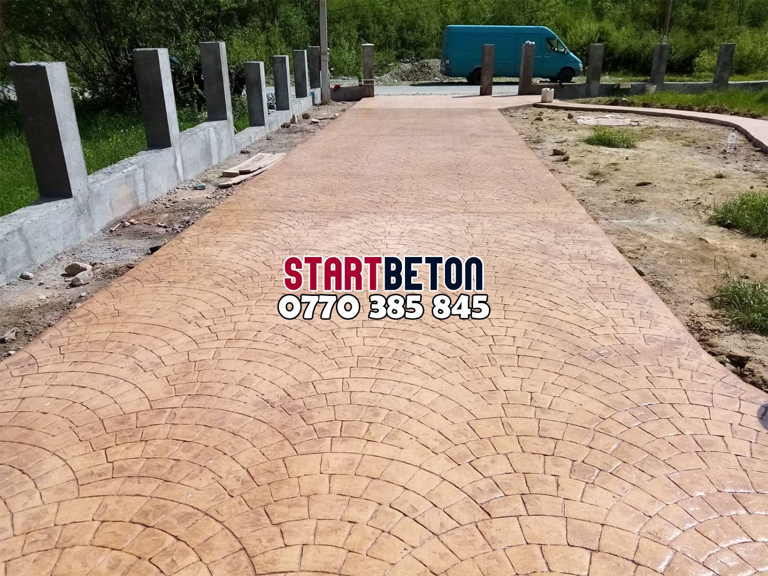 beton amprentat giurgiu