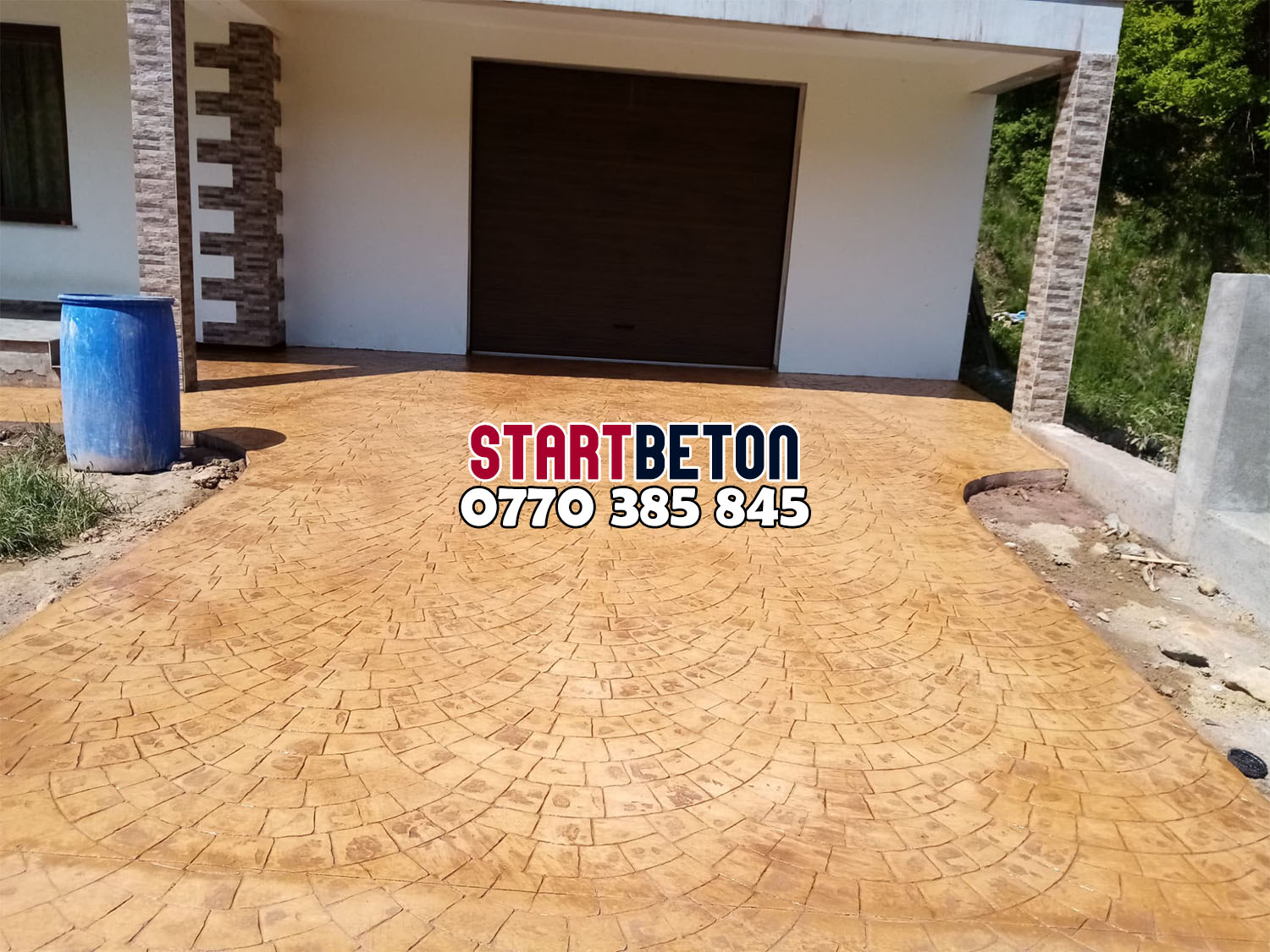 beton amprentat olt