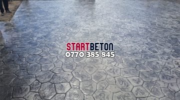 beton amprentat prahova